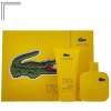 LACOSTE JAUNE OPTIMISTIC FOR MEN EDT 100 ML- GIFT SET